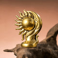 pure brass sun and moon mythological statue