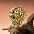 pure brass sun and moon mythological statue